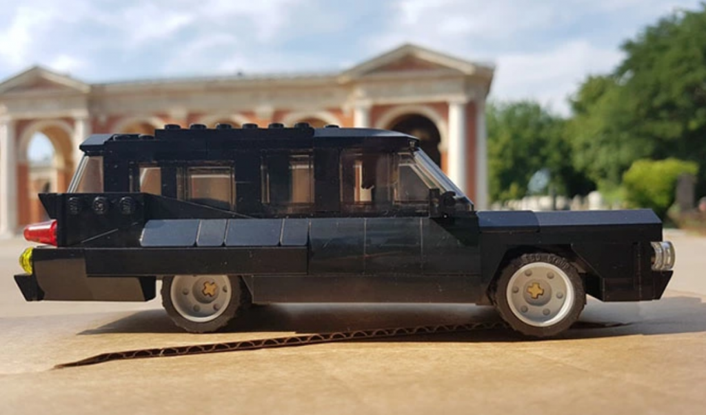 Corbillard, LEGO, parler de la mort aux enfants,